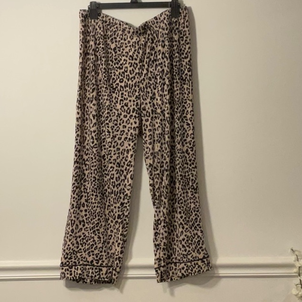 BCBGMaxAzria Leopard Print Pajama Pants